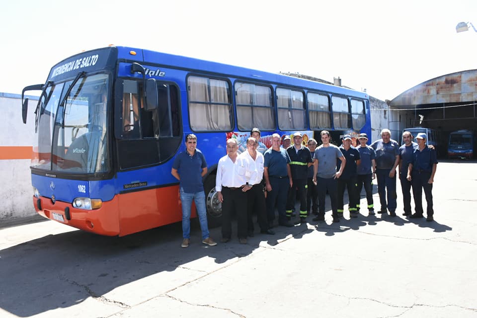 Nuevo ómnibus recuperado en talleres de la Intendencia