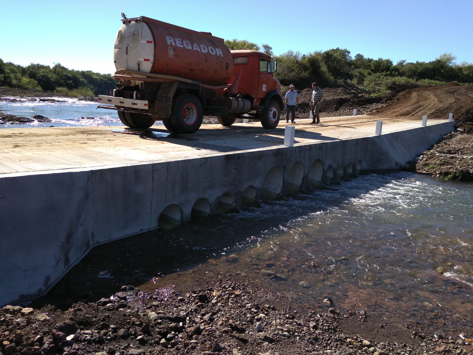 Finalizó obra en Paso Nuevo que une los municipios de Colonia Lavalleja y Mataojo