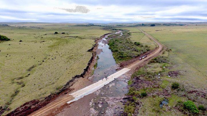 Intendencia reconstruyó el puente que une Pueblo Ramos y Paso de la Herrería