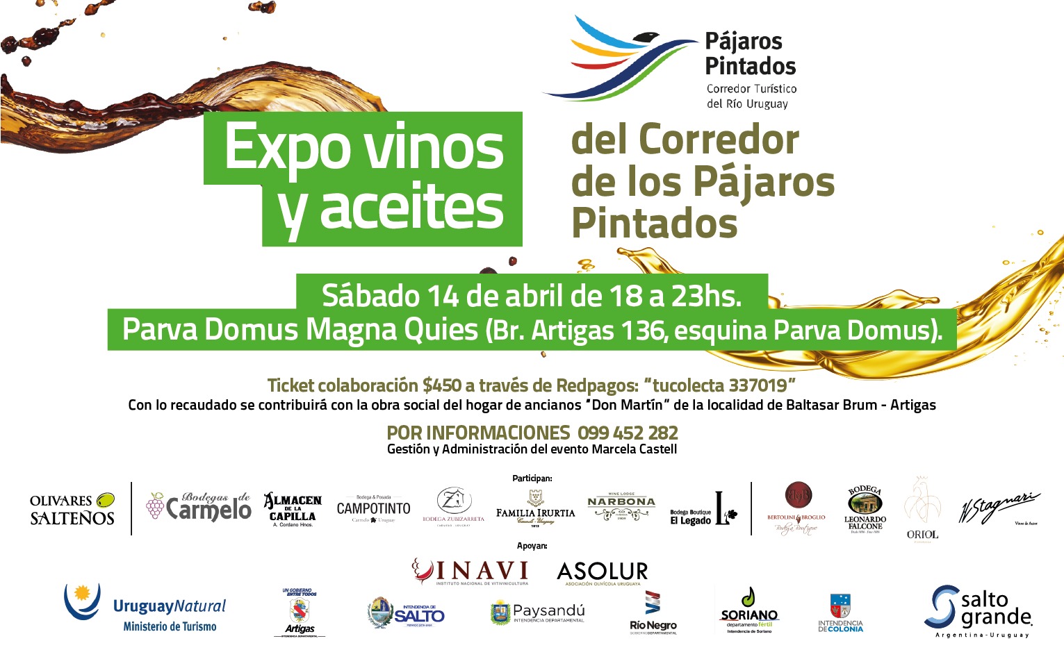 Hoy Expo Vinos y Aceites en Montevideo