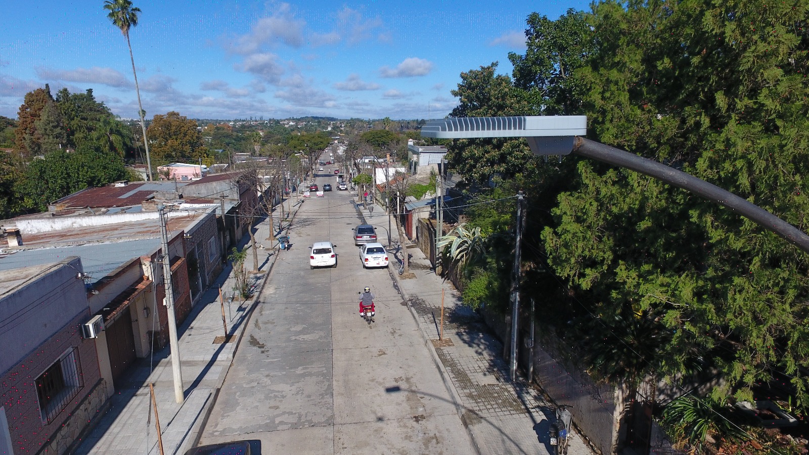 Trabajos en calle Zelmar Michelini próximos a su culminación.