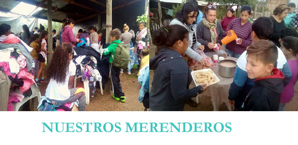 LA ALEGRIA DE DOS BARRIOS, MERENDEROS DE BARRIO CABALLERO VIEJO Y DE BARRIO LA AMARILLA