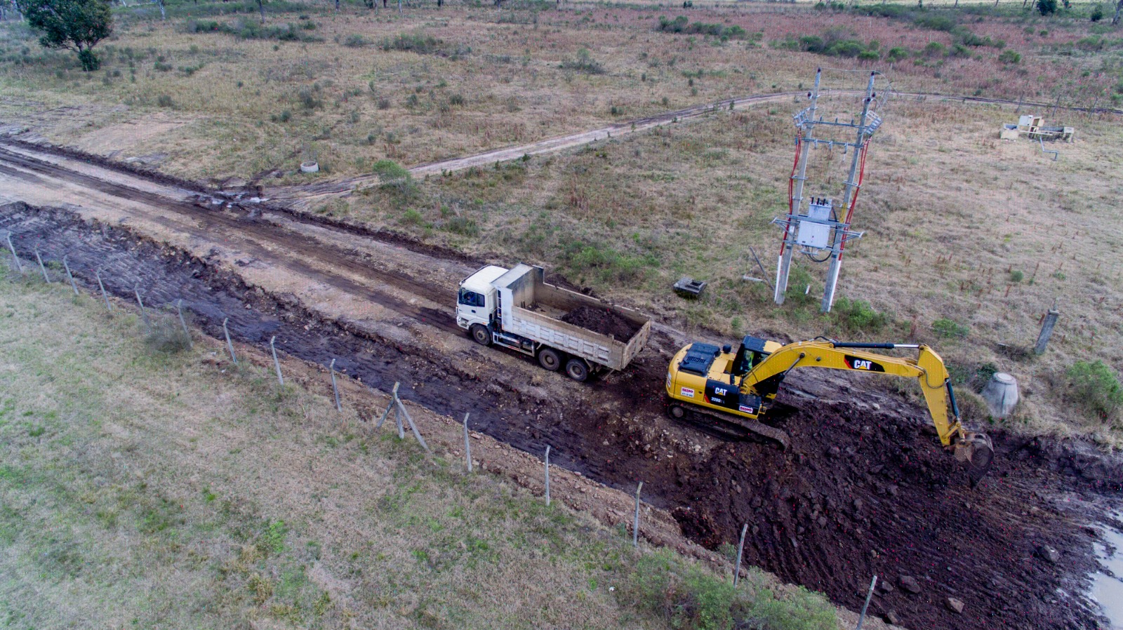 Intendencia inició apertura de calles en el predio del Parque Agroindustrial