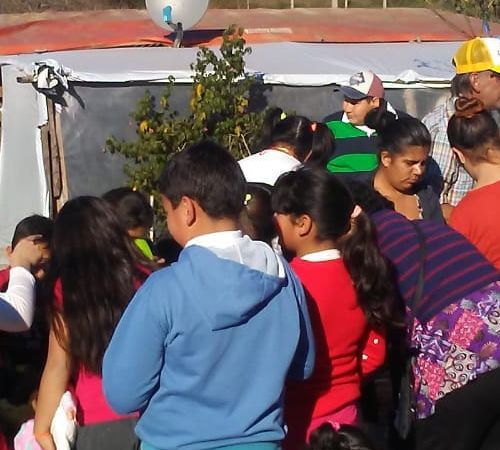 Del Parque Fm  y Merendero Cañaveral festejando el Día del Niño.