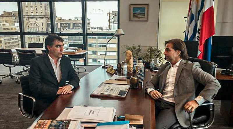 EL INTENDENTE ANDRÉS LIMA SE REÚNE ESTE MARTES CON EL PRESIDENTE LUIS LACALLE POU